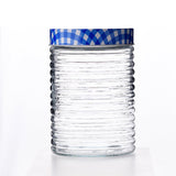 Millerhaus Ribbed Glass Storage Jar 1700Ml Glass with Metal Lid - Al Kabayel Discount CentreMillerhaus Ribbed Glass Storage Jar 1700Ml Glass with Metal LidJars & Food SaversNAUTILUSAl Kabayel Discount Centre