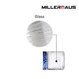Millerhaus Ribbed Glass Storage Jar 850Ml Glass with Metal Lid - Al Kabayel Discount CentreMillerhaus Ribbed Glass Storage Jar 850Ml Glass with Metal LidJars & Food SaversMILLERHAUSAl Kabayel Discount Centre