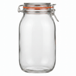 Millermaus Glass Clip Jar 2200ml | Airtight Borosilicate Storage Jar with Wire Bail Seal Description: - Al Kabayel Discount CentreMillermaus Glass Clip Jar 2200ml | Airtight Borosilicate Storage Jar with Wire Bail Seal Description:Jars & Food SaversMILLERMAUSAl Kabayel Discount Centre