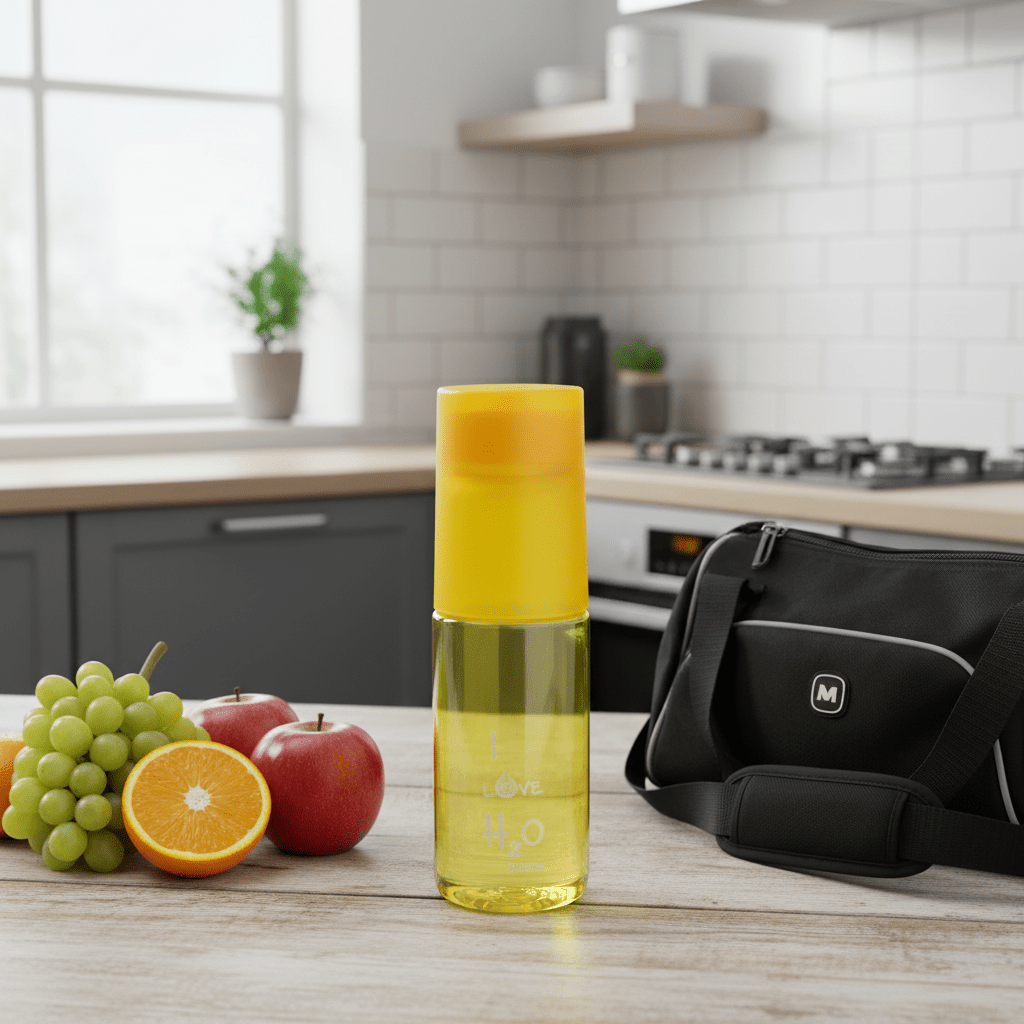 Milton "I Love H₂O" Plastic Water Bottle - 650ml – Yellow / Red / Teal Blue - Al Kabayel Discount CentreMilton "I Love H₂O" Plastic Water Bottle - 650ml – Yellow / Red / Teal BlueWater BottlesMILTONAl Kabayel Discount Centre
