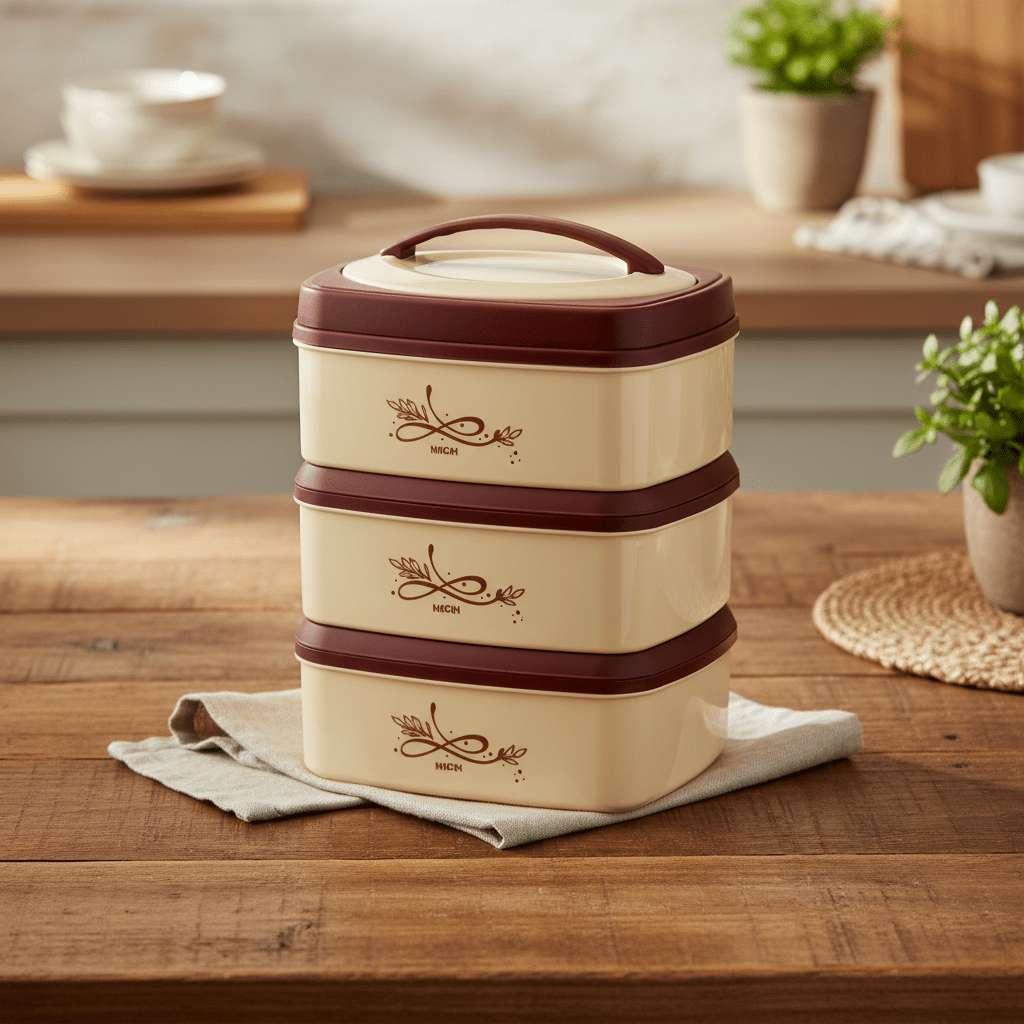 Milton Travel Mate Stackable 3-Tier Insulated Casserole Set - 1500ml × 3 - Assorted Colors - Al Kabayel Discount CentreMilton Travel Mate Stackable 3-Tier Insulated Casserole Set - 1500ml × 3 - Assorted ColorsFood ContainersMILTONAl Kabayel Discount Centre