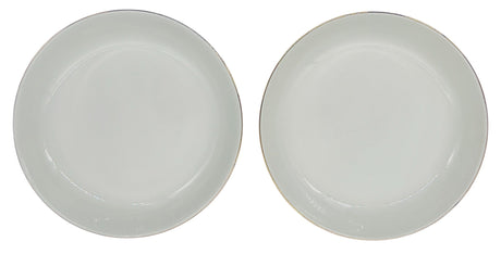 Minh Choice 2pc Porcelain Soup Plate 7", White and Gold Rim - Al Kabayel Discount CentreMinh Choice 2pc Porcelain Soup Plate 7", White and Gold RimPlatesMINH CHOICEAl Kabayel Discount Centre