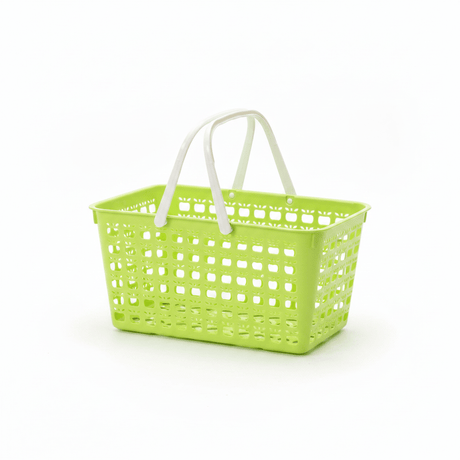 Mini Plastic Basket with Handle – 26×16cm - Lime Green / Light Blue - Al Kabayel Discount CentreMini Plastic Basket with Handle – 26×16cm - Lime Green / Light BlueOrganizers & AccessoriesAKDCAl Kabayel Discount Centre