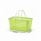 Mini Plastic Basket with Handle – 26×16cm - Lime Green / Light Blue - Al Kabayel Discount CentreMini Plastic Basket with Handle – 26×16cm - Lime Green / Light BlueOrganizers & AccessoriesAKDCAl Kabayel Discount Centre