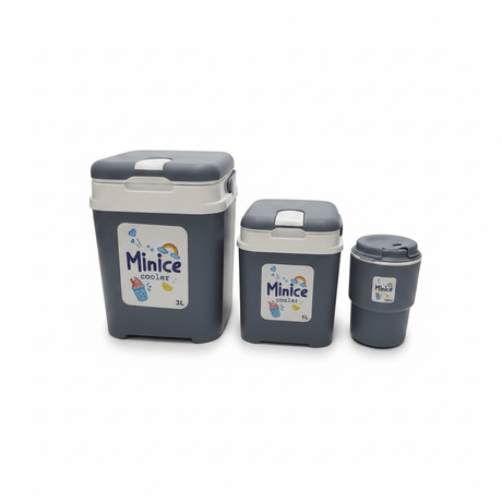 Minice Cooler Box Set of 3 – 3L / 1L / 320ml – Grey / Beige / Pink - Al Kabayel Discount CentreMinice Cooler Box Set of 3 – 3L / 1L / 320ml – Grey / Beige / PinkCoolersMINICEAl Kabayel Discount Centre