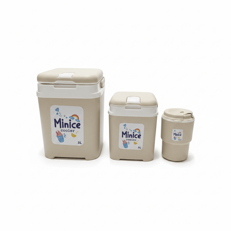 Minice Cooler Box Set of 3 – 3L / 1L / 320ml – Grey / Beige / Pink - Al Kabayel Discount CentreMinice Cooler Box Set of 3 – 3L / 1L / 320ml – Grey / Beige / PinkCoolersMINICEAl Kabayel Discount Centre