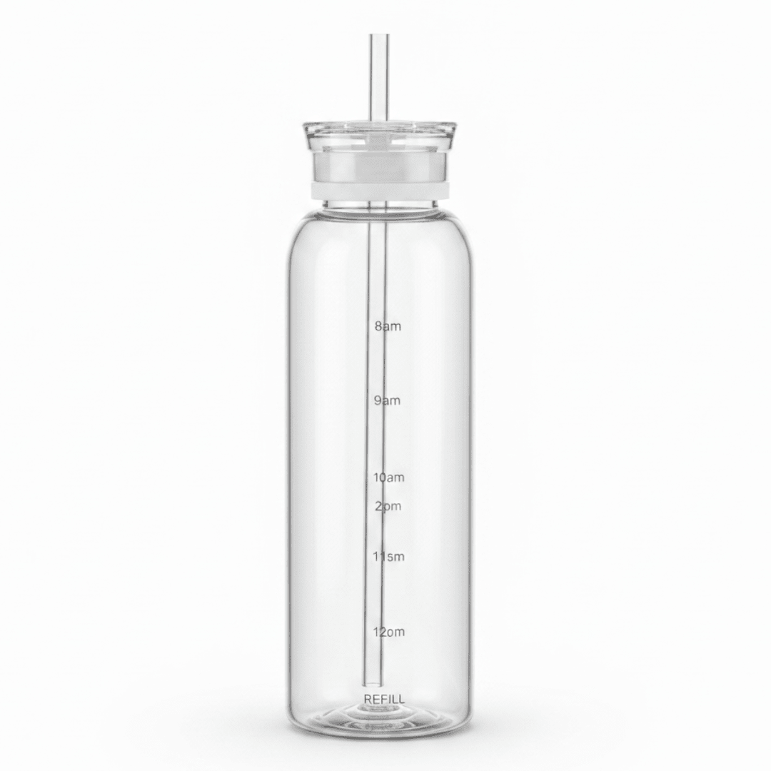 Minimalist Plain Glass Drinking Water Bottle for Home & Office – 500 ml - Al Kabayel Discount CentreMinimalist Plain Glass Drinking Water Bottle for Home & Office – 500 mlWater BottlesAKDCAl Kabayel Discount Centre