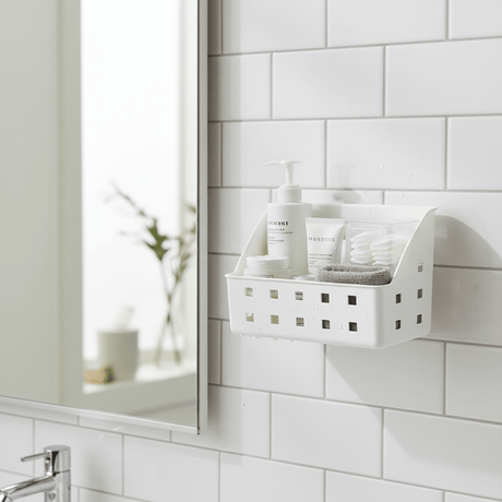 Minimalist White Plastic Cosmetic and Skincare Organizer Rack – 20 × 15 cm - Al Kabayel Discount CentreMinimalist White Plastic Cosmetic and Skincare Organizer Rack – 20 × 15 cmOrganizers & AccessoriesAKDCAl Kabayel Discount Centre