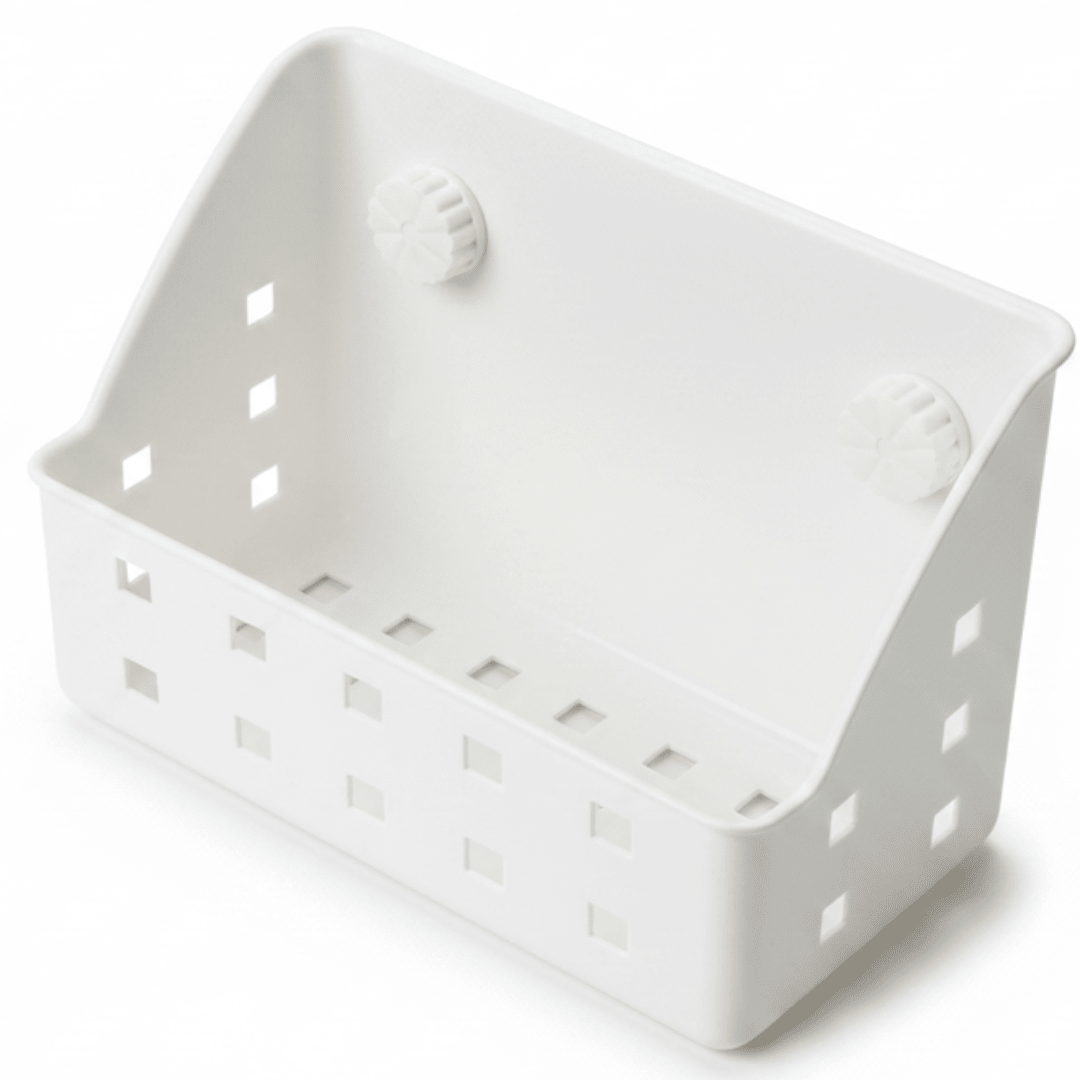 Minimalist White Plastic Cosmetic and Skincare Organizer Rack – 20 × 15 cm - Al Kabayel Discount CentreMinimalist White Plastic Cosmetic and Skincare Organizer Rack – 20 × 15 cmOrganizers & AccessoriesAKDCAl Kabayel Discount Centre