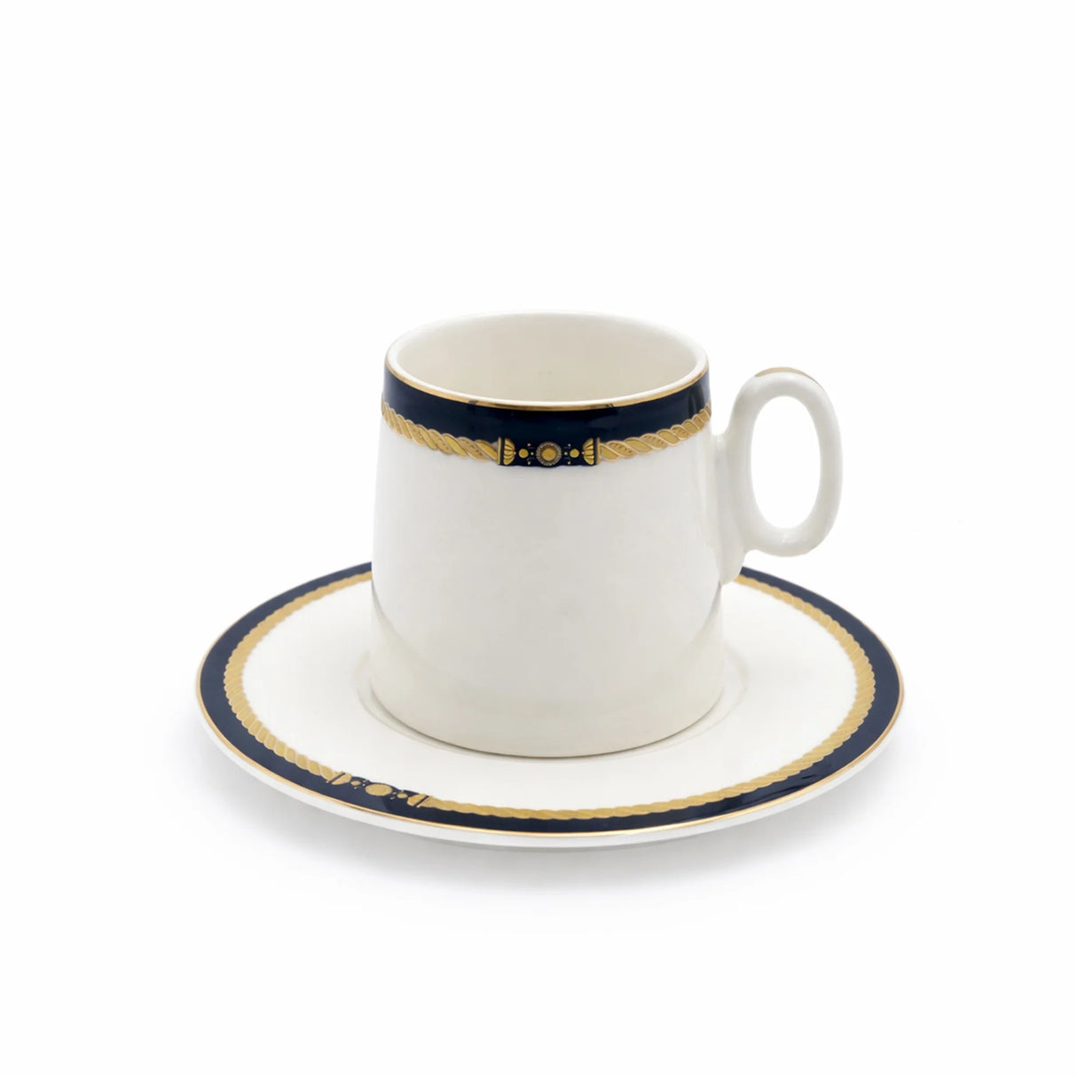 Angela Milk Cup with Saucer 12 Piece Set - 230ml