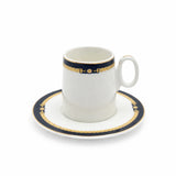 Angela Turkish Coffee Cup with Saucer 12 Piece Set – 120ml
