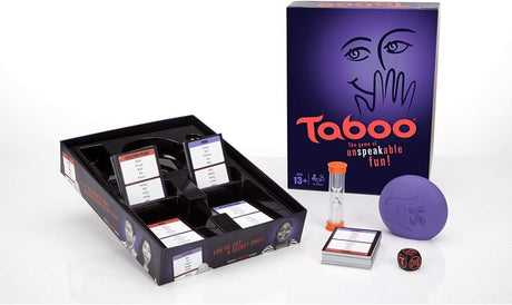 MLZ Taboo Game Set, Guessing Board Game for Families and Kids , The Game of Unspeakable Fun, Over 600 Taboo Words - Al Kabayel Discount CentreMLZ Taboo Game Set, Guessing Board Game for Families and Kids , The Game of Unspeakable Fun, Over 600 Taboo WordsCards GameMLZAl Kabayel Discount Centre
