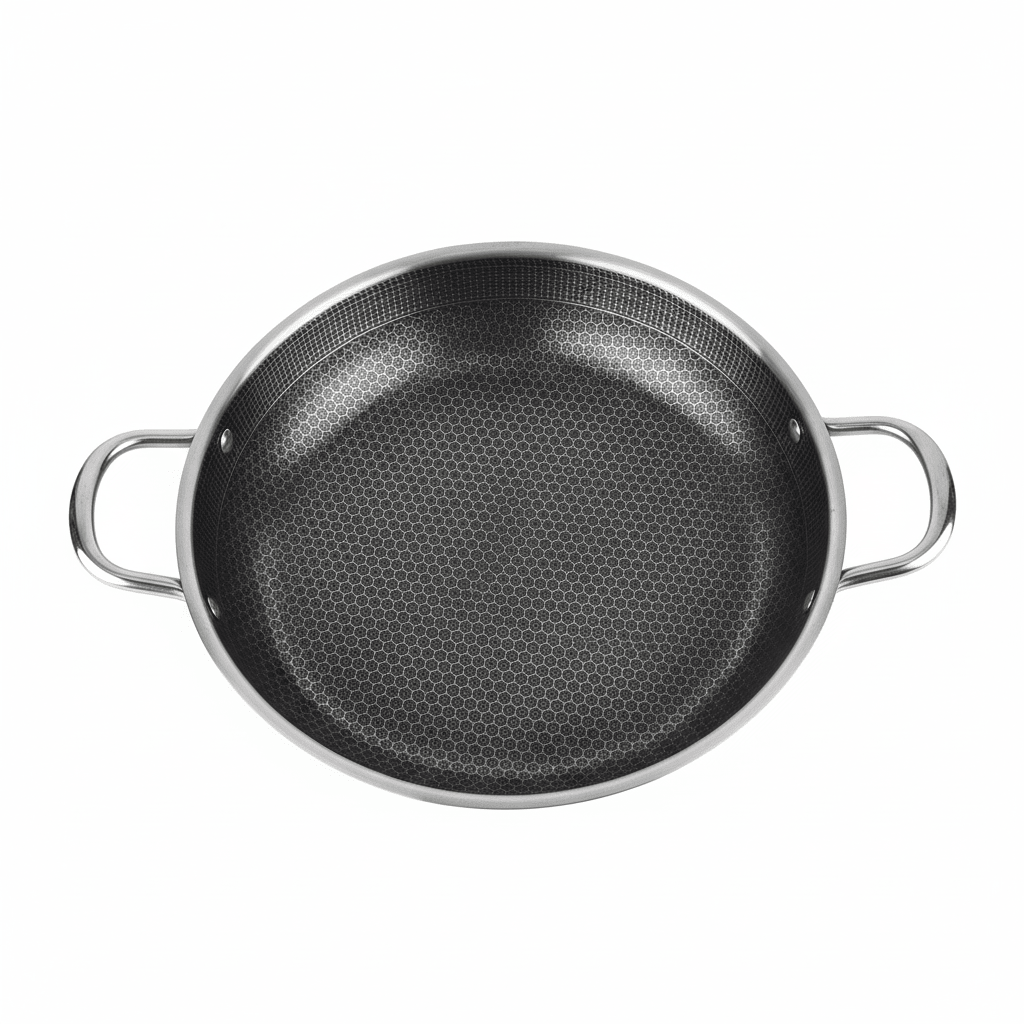 Modenic Stainless Steel Frying Pan Double Handle - 32cm - Al Kabayel Discount CentreModenic Stainless Steel Frying Pan Double Handle - 32cmFrying Pan & Grill PanMODENICAl Kabayel Discount Centre