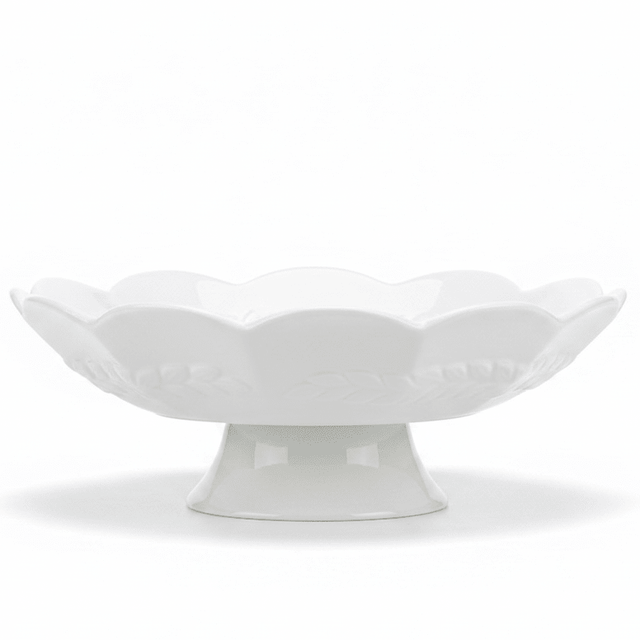 Modenic White Ceramic Footed Fruit Bowl for Table Centerpiece and Serving 12 inch - Al Kabayel Discount CentreModenic White Ceramic Footed Fruit Bowl for Table Centerpiece and Serving 12 inchBowlsMODENICAl Kabayel Discount Centre
