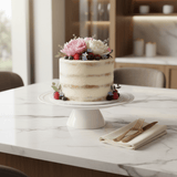 Modenic White Ceramic Footed Round Cake Stand Plate for Dessert Display and Serving 12 inch - Al Kabayel Discount CentreModenic White Ceramic Footed Round Cake Stand Plate for Dessert Display and Serving 12 inchServing TraysMODENICAl Kabayel Discount Centre
