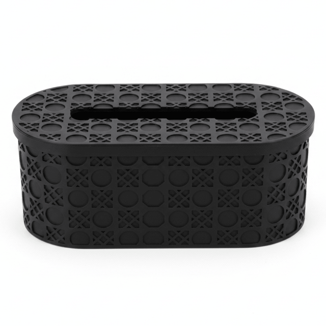 Modern Black Pop Tissue Box Holder with Elegant Minimalist Design – Premium Decorative Tissue Storage Case 21×10 cm - Al Kabayel Discount CentreModern Black Pop Tissue Box Holder with Elegant Minimalist Design – Premium Decorative Tissue Storage Case 21×10 cmNapkin Holders & Tissue BoxAKDCAl Kabayel Discount Centre
