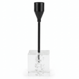 Modern Crystal & Black Metal Candle Holder Stand for Contemporary Table Decoration – 17cm - Al Kabayel Discount CentreModern Crystal & Black Metal Candle Holder Stand for Contemporary Table Decoration – 17cmHome Décor AccentsAKDCAl Kabayel Discount Centre