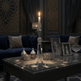 Modern Crystal & Metal Decorative Candle Holder for Elegant Table and Event Decoration – 21cm - Al Kabayel Discount CentreModern Crystal & Metal Decorative Candle Holder for Elegant Table and Event Decoration – 21cmHome Décor AccentsAKDCAl Kabayel Discount Centre
