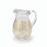 Modern Elegance Clear Acrylic Water Jug with Premium Gold Line Art Design – 22 cm - Al Kabayel Discount CentreModern Elegance Clear Acrylic Water Jug with Premium Gold Line Art Design – 22 cmJugsAKDCAl Kabayel Discount Centre