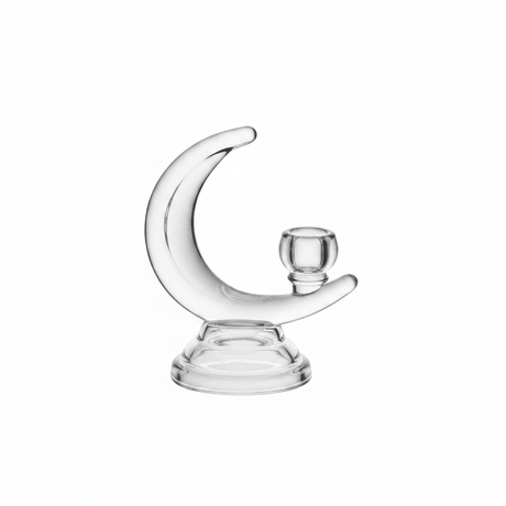 Modern Half Moon Shape Glass Candle Holder for Elegant Living Room Decoration – 17cm - Al Kabayel Discount CentreModern Half Moon Shape Glass Candle Holder for Elegant Living Room Decoration – 17cmHome Décor AccentsAKDCAl Kabayel Discount Centre