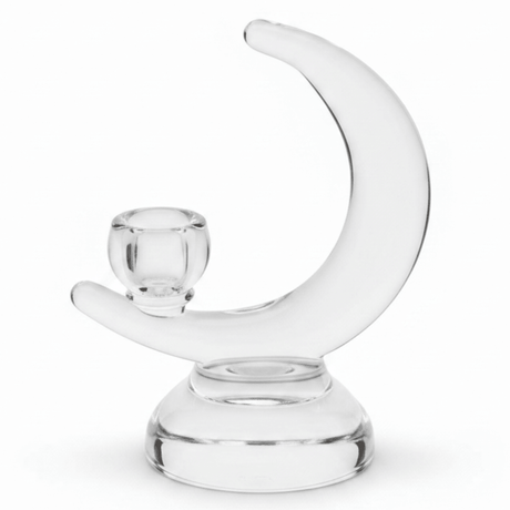 Modern Half Moon Shape Glass Candle Holder for Elegant Living Room Decoration – 17cm - Al Kabayel Discount CentreModern Half Moon Shape Glass Candle Holder for Elegant Living Room Decoration – 17cmHome Décor AccentsAKDCAl Kabayel Discount Centre