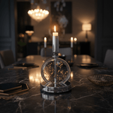 Modern Silver Metal & Plastic Luxury Candle Holder for Contemporary Interiors – 20cm - Al Kabayel Discount CentreModern Silver Metal & Plastic Luxury Candle Holder for Contemporary Interiors – 20cmHome Décor AccentsAKDCAl Kabayel Discount Centre