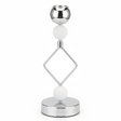 Modern Silver & White Metal Candle Holder for Elegant Home Styling – 21cm - Al Kabayel Discount CentreModern Silver & White Metal Candle Holder for Elegant Home Styling – 21cmHome Décor AccentsAKDCAl Kabayel Discount Centre