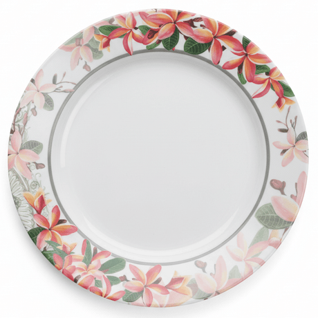 Moments Round White Melamine Dinner Plate with Elegant Flower Design, Premium Dining Plate for Home & Parties – 10 Inch - Al Kabayel Discount CentreMoments Round White Melamine Dinner Plate with Elegant Flower Design, Premium Dining Plate for Home & Parties – 10 InchPlatesMOMENTSAl Kabayel Discount Centre