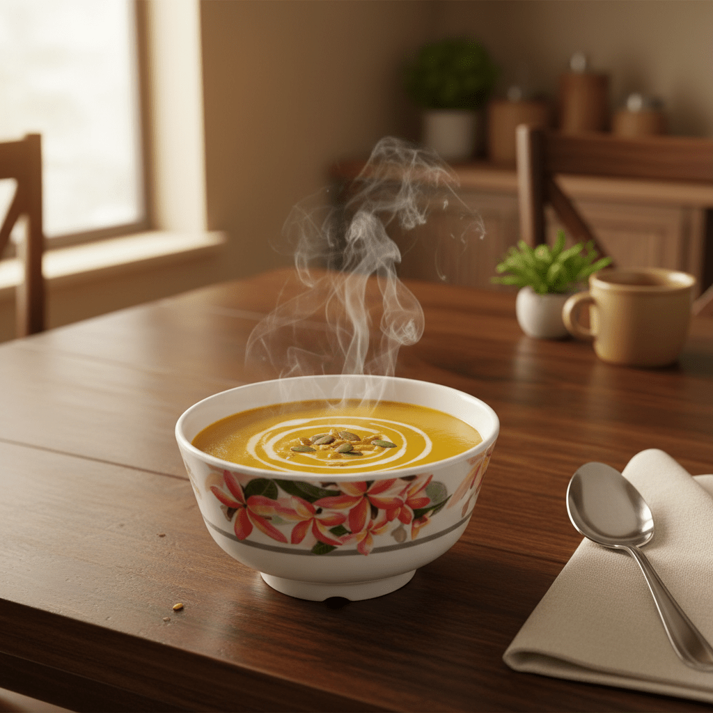 Moments Round White Melamine Soup Bowl with Elegant Flower Design, Deep Bowl for Soup, Curry & Snacks – 4.5 Inch - Al Kabayel Discount CentreMoments Round White Melamine Soup Bowl with Elegant Flower Design, Deep Bowl for Soup, Curry & Snacks – 4.5 InchBowlsMOMENTSAl Kabayel Discount Centre