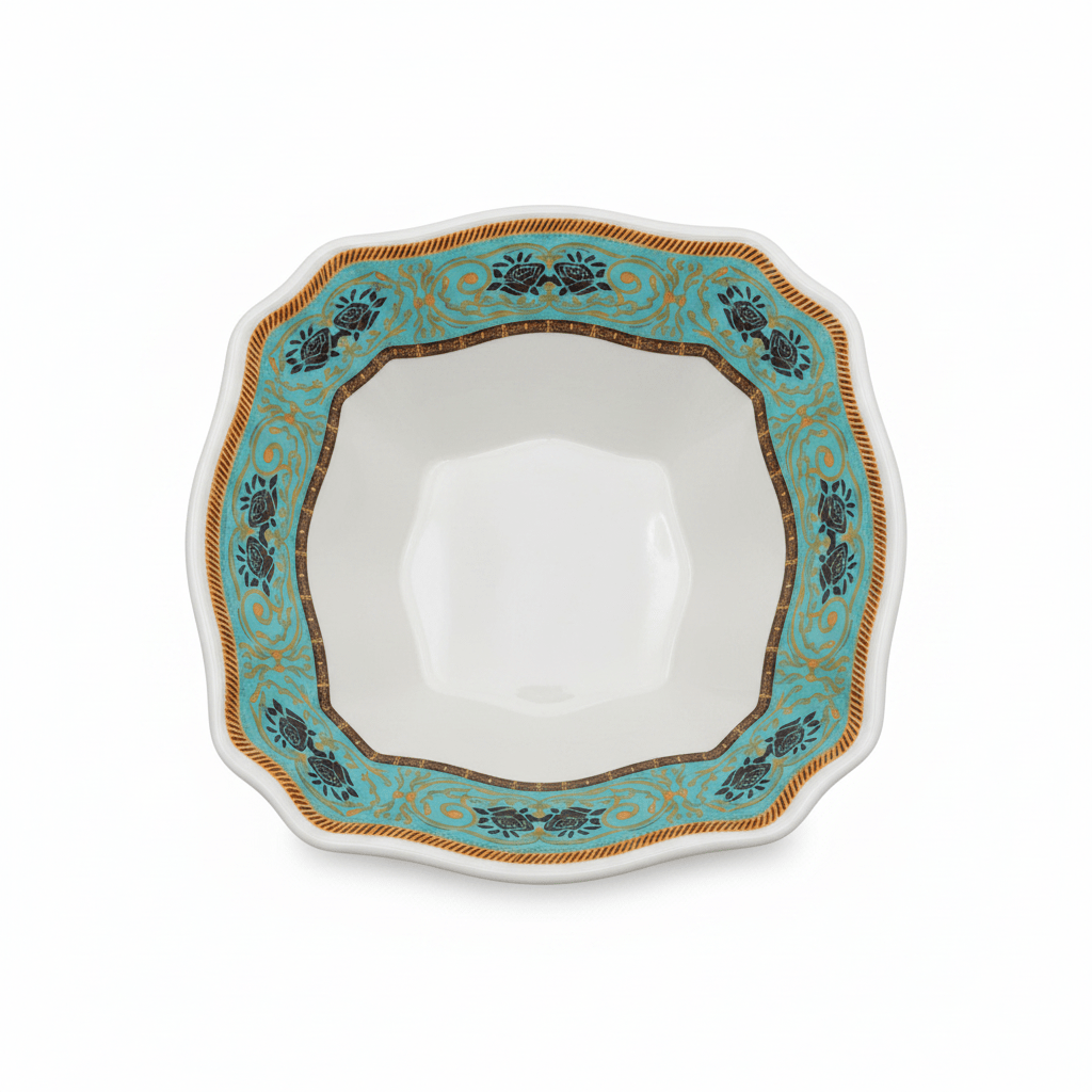 Moments Square White Melamine Soup Bowl with Multicolor Floral Design - 9.1 Inch - Al Kabayel Discount CentreMoments Square White Melamine Soup Bowl with Multicolor Floral Design - 9.1 InchBowlsMOMENTSAl Kabayel Discount Centre