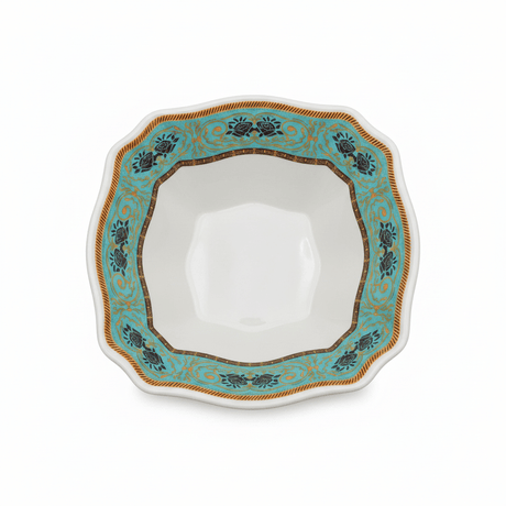 Moments Square White Melamine Soup Bowl with Multicolor Floral Design - 9.1 Inch - Al Kabayel Discount CentreMoments Square White Melamine Soup Bowl with Multicolor Floral Design - 9.1 InchBowlsMOMENTSAl Kabayel Discount Centre