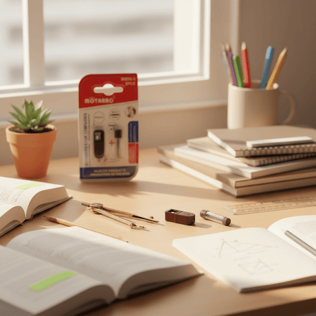 Motarro Geometry Compass Accessories Set – Includes Sharpener and Replacement Leads for Precision Drawing and Mathematical Use - Al Kabayel Discount CentreMotarro Geometry Compass Accessories Set – Includes Sharpener and Replacement Leads for Precision Drawing and Mathematical UsestationaryMOTARROAl Kabayel Discount Centre
