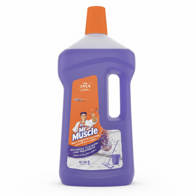 Mr. Muscle Multi - Purpose Cleaner – Lavender (1L) - Al Kabayel Discount CentreMr. Muscle Multi - Purpose Cleaner – Lavender (1L)Household CleaningMR MUSCLEAl Kabayel Discount Centre