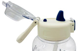 MSD Transparent Plastic Water Bottle 800ml, White - Navy Blue - Al Kabayel Discount CentreMSD Transparent Plastic Water Bottle 800ml, White - Navy BlueWater BottlesMSDAl Kabayel Discount Centre