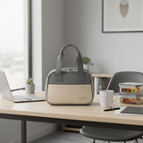 Mujian Grey & Cream Lunch Box Bag - 20×25cm - Al Kabayel Discount CentreMujian Grey & Cream Lunch Box Bag - 20×25cmLunch BagsMUJIANAl Kabayel Discount Centre