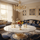 Murano Navy Blue & Gold Metal Footed Glass Fruit Bowl with Porcelain Flower Design for Table Décor – 15 × 14 cm - Al Kabayel Discount CentreMurano Navy Blue & Gold Metal Footed Glass Fruit Bowl with Porcelain Flower Design for Table Décor – 15 × 14 cmBowlsMURANOAl Kabayel Discount Centre