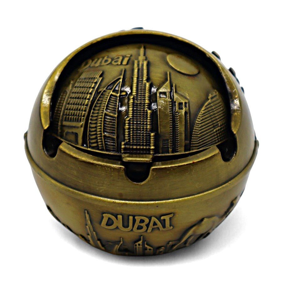 MY GIFTS Dubai Round Ashtray – Elegant Gold - Finish Souvenir Home & Office Décor - Al Kabayel Discount CentreMY GIFTS Dubai Round Ashtray – Elegant Gold - Finish Souvenir Home & Office DécorHome Décor AccentsMY GIFTSAl Kabayel Discount Centre