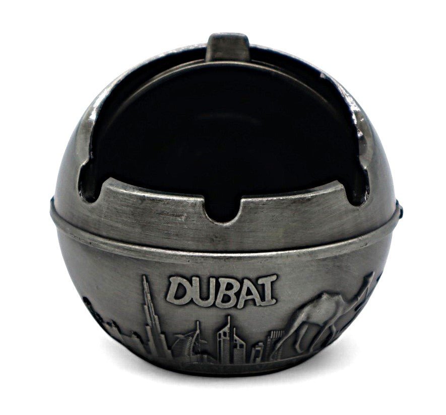 MY GIFTS Dubai Round Ashtray – Stylish Silver - Finish Souvenir Home & Office Décor - Al Kabayel Discount CentreMY GIFTS Dubai Round Ashtray – Stylish Silver - Finish Souvenir Home & Office DécorHome Décor AccentsMY GIFTSAl Kabayel Discount Centre
