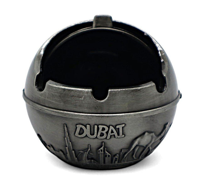 MY GIFTS Dubai Round Ashtray – Stylish Silver - Finish Souvenir Home & Office Décor - Al Kabayel Discount CentreMY GIFTS Dubai Round Ashtray – Stylish Silver - Finish Souvenir Home & Office DécorHome Décor AccentsMY GIFTSAl Kabayel Discount Centre