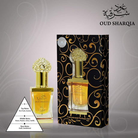 My Perfumes Oud Sharqia Concentrated Perfume Oil For Unisex - 12ML - Al Kabayel Discount CentreMy Perfumes Oud Sharqia Concentrated Perfume Oil For Unisex - 12MLPerfumesMY PERFUMESAl Kabayel Discount Centre