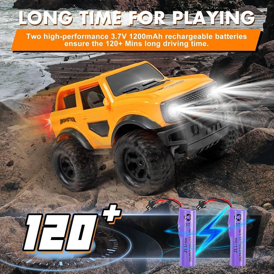 My Toys R/C Offroad Climber Car, 1:16 Scale, High Performance & Powerful Drice, 2.4GHz Full Function Transmitter, Orange - Al Kabayel Discount CentreMy Toys R/C Offroad Climber Car, 1:16 Scale, High Performance & Powerful Drice, 2.4GHz Full Function Transmitter, OrangeRemote Control toysMY TOYSAl Kabayel Discount Centre
