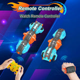 My Toys R/C Stunt Deformation Car, Sprint - Variant - Roll, 2.4GHz Remote Control, 3 Control Modes(Guesture Sensing, R/C, Watch R/C), Blue/Orange - Al Kabayel Discount CentreMy Toys R/C Stunt Deformation Car, Sprint - Variant - Roll, 2.4GHz Remote Control, 3 Control Modes(Guesture Sensing, R/C, Watch R/C), Blue/OrangeRemote Control toysMY TOYSAl Kabayel Discount Centre