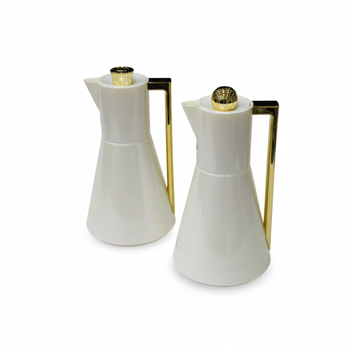 Najib 1+1 Liter Classic Vacuum Flask Set – Cream Body with Luxurious Gold Accents for Stylish Beverage Serving - Al Kabayel Discount CentreNajib 1+1 Liter Classic Vacuum Flask Set – Cream Body with Luxurious Gold Accents for Stylish Beverage ServingThermosNAJIBAl Kabayel Discount Centre