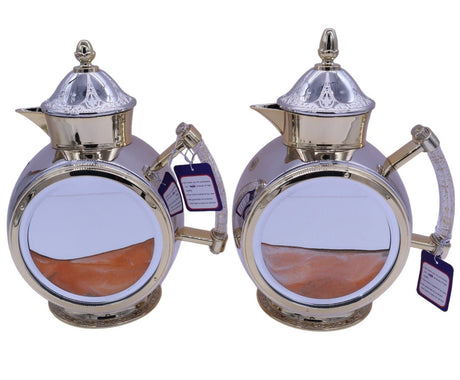 Najib 2Pcs Vacuum Flask 0.75Litr Silver N Gold With Assorted Sand Color - Al Kabayel Discount CentreNajib 2Pcs Vacuum Flask 0.75Litr Silver N Gold With Assorted Sand ColorThermosNAJIBAl Kabayel Discount Centre