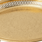 Najib Gold Metal Footed Round Serving Tray - 35cm - Al Kabayel Discount CentreNajib Gold Metal Footed Round Serving Tray - 35cmServing TraysNAJIBAl Kabayel Discount Centre