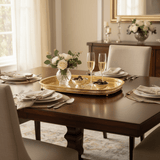 Najib Large Rectangular Gold Stainless Steel Serving Tray, Elegant Decorative Food & Drink Serving Platter for Home Kitchen Dining Table Parties & Events – 55 x 40 cm - Al Kabayel Discount CentreNajib Large Rectangular Gold Stainless Steel Serving Tray, Elegant Decorative Food & Drink Serving Platter for Home Kitchen Dining Table Parties & Events – 55 x 40 cmServing TraysNajibAl Kabayel Discount Centre