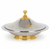 Najib Maglite Stainless Steel Koozy Tray with Lid – Gold & Silver - 40cm / 45cm / 50cm - Al Kabayel Discount CentreNajib Maglite Stainless Steel Koozy Tray with Lid – Gold & Silver - 40cm / 45cm / 50cmCasserolesNAJIBAl Kabayel Discount Centre