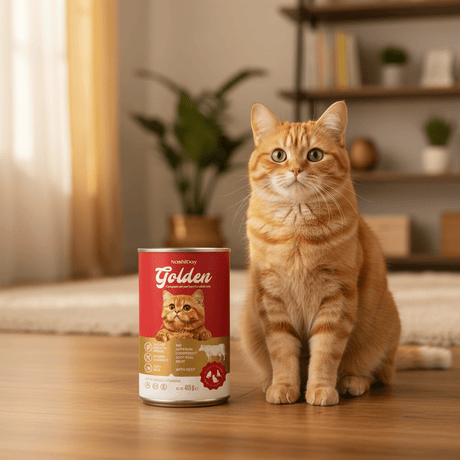 NashiDay Golden Complete Wet Cat Food with Beef – 415g - Al Kabayel Discount CentreNashiDay Golden Complete Wet Cat Food with Beef – 415gPet SuppliesNASHIDAYAl Kabayel Discount Centre