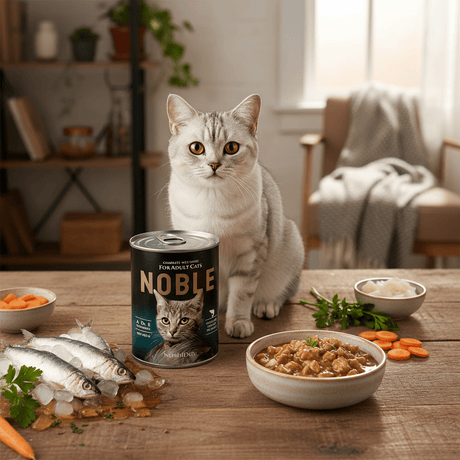 NashiDay Noble Complete Wet Food for Adult Cats – Fish Chunks in Gravy (415g) - Al Kabayel Discount CentreNashiDay Noble Complete Wet Food for Adult Cats – Fish Chunks in Gravy (415g)Pet SuppliesNASHIDAYAl Kabayel Discount Centre