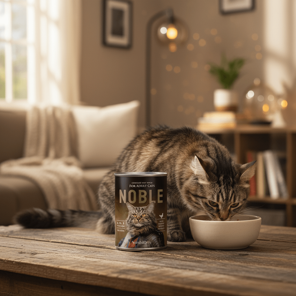 NashiDay Noble Complete Wet Food for Adult Cats – Poultry Chunks in Gravy (415g) - Al Kabayel Discount CentreNashiDay Noble Complete Wet Food for Adult Cats – Poultry Chunks in Gravy (415g)Pet SuppliesNASHIDAYAl Kabayel Discount Centre